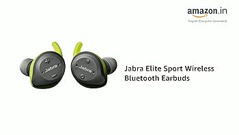 Jabra Elite Sport Wireless Bluetooth Earbuds (Lime Green